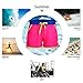 LETSQK Men's Sexy Swimwear Shorts Surf Swimsuit Swim Trunks Pink Medium
