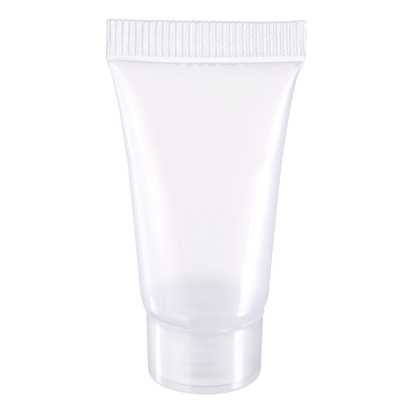 M METERXITY Refillable Travel Bottles - Shampoo Conditioner Empty Cosmetic Tubes with Screw Lid Apply to Household Travel (5ml, Clear)