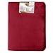 Clara Clark 3 Piece Bathroom Rugs Bath Mat Set, Velvet Memory Foam Bath Mats for Bathroom - Non-Slip, PVC Backing Bath Rugs, Washable - Dries Quickly, Burgundy