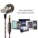 Kingyou Earbuds Wired Metal in-Ear Headphones, Noise-Isolating Heavy Bass Earphones with Microphones Compatible with iPhone, iPad, iPod, Samsung Android Smartphone MP3 MP4 Players (Grey)