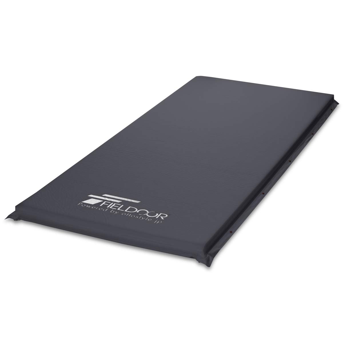 FIELDOOR 車中泊マット 10cm厚 自動膨張マットレス 連結可能 高密度ウレタンフォーム 大型バルブ エアーマット インフレータブル キャンプ アウトドア [Mサイズ/ブラック]商品画像