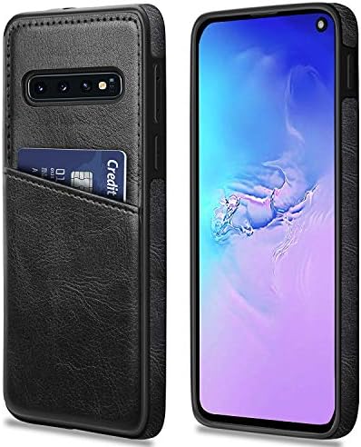 YKOOE Galaxy S10/S10e Case, PU Leather Wallet case with ID&Credit Cards Pocket for Samsung Galaxy S10/S10e - Black