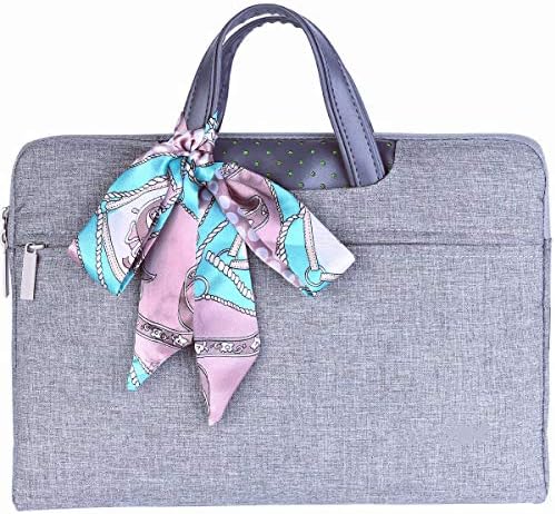 DCBRAA 13.3 Inch Laptop Bag - for Women,Canvas Tote Ladies and Men Laptop Computer Case.