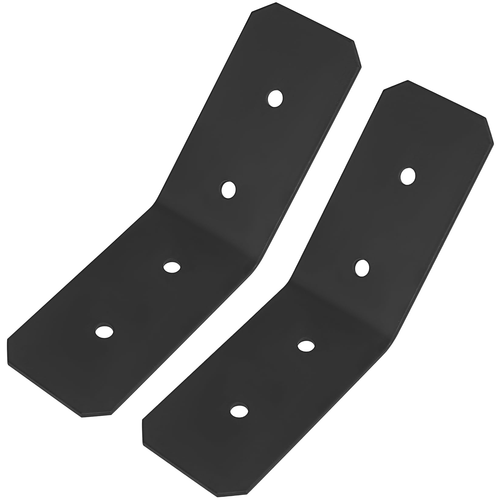2 Pcs 135 Degree Brackets, Angle Brackets for Wood, Corner Braces for Wood, Heavy Duty Metal Corner Brackets, Flush Inside 45 Degree Angle Connectors, Repair Joint for Post Beam, 5.5x5.5x3x0.12