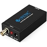 ESYNiC SDI to HDMi Converter Mini 3G SDI HDMi Adapter - Full HD 1080P SDI to HDTV Video Audio Converter - Supports HD-SDI, SD-SDI and 3G-SDI Signals Display on HDMi Monitor