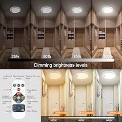 DEEPLITE Battery Ceiling Light Motion Sensor with