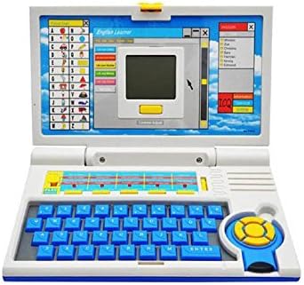 Kids Bazaar Educational Computer ABC and 123 Learning Kids Laptop with LED Display and Music