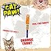 Wicked Cool Toys Cat Paw Toy, Orange Tabby Paw - Perrfect for Crazy Cat Humor and Pet Lovers