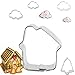 COKOSIM Mini Cookie Cutter Set,15 Piece Fruit Biscuit Cutters,Multi Vegetble Animal Fruit Cutter Shapes for Kids