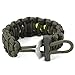 The Friendly Swede Multi Functional Paracord Bracelet Survival Kit (Army Green)