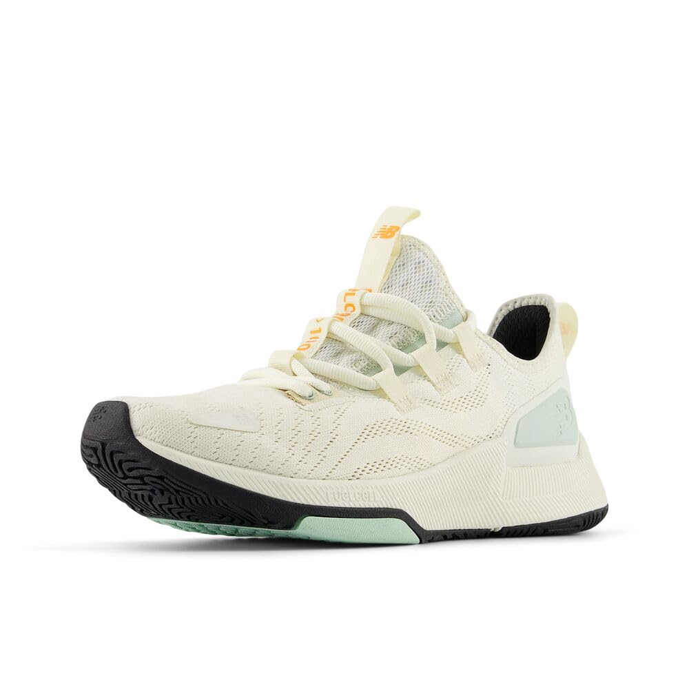 New Balance Women’s FuelCell Trainer V2 Cross Trainer, Angora/Calcium/Clay Ash, 5.5 W