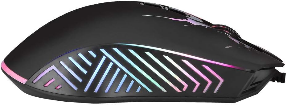 xtrike me GM-215 Optical Gaming Mouse with Adjustable DPI (7200/4800/2400/1200) 7 Buttons, Backlit, Black - Image 3