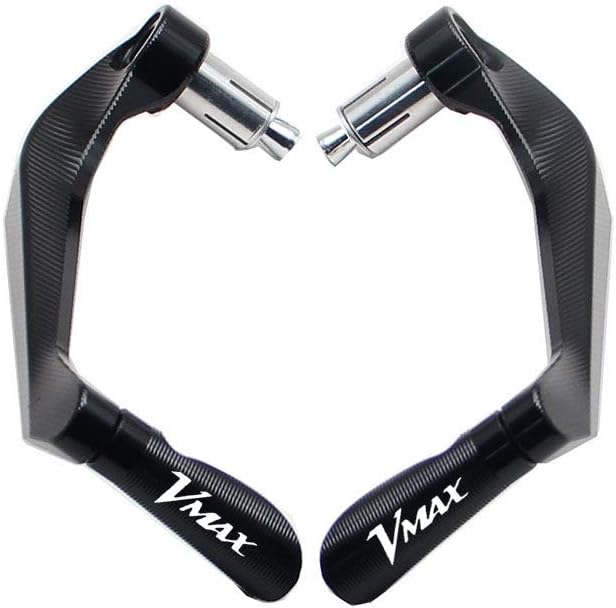 7/8" 22mm Motorcycle Handlebar Brake Clutch Levers Protector Guard For Yamaha VMAX 1200 1700 (Black)