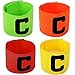 Zaptex Football Soccer Elastic Captain Armband Basketball Adjustable Player Bands (E)