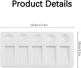 SIYUPU Watercolor Paint Palette - 10 Wells Wet Mixing Tray - Rectangular view 2