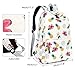 TOPERIN Cute Pineapple Laptop Backpack Women Daypack Travel Bag Satchel (Beige)