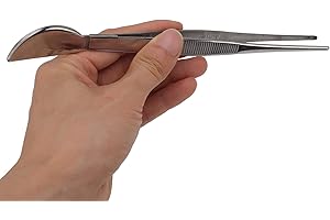 Bonsai Tweezer, Upgraded Stainless Steel Bonsai Tool Professional Small Gardening Use Tweezer for Plants Gardening Succulents