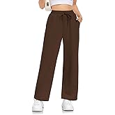 EDUWU Womens Sweatpants Loose High Waist Wide Leg Lounge Pants Fall Outfits Athletic Joggers with Pockets