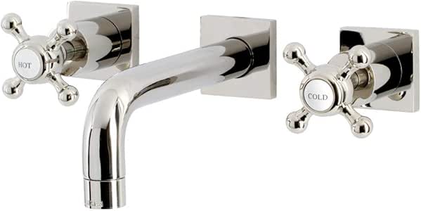 Kingston Brass KS6126BX Metropolitan - llave de baño con dos asas