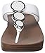 FitFlop Womens Halo Toe Urban White Thong Sandal - 7