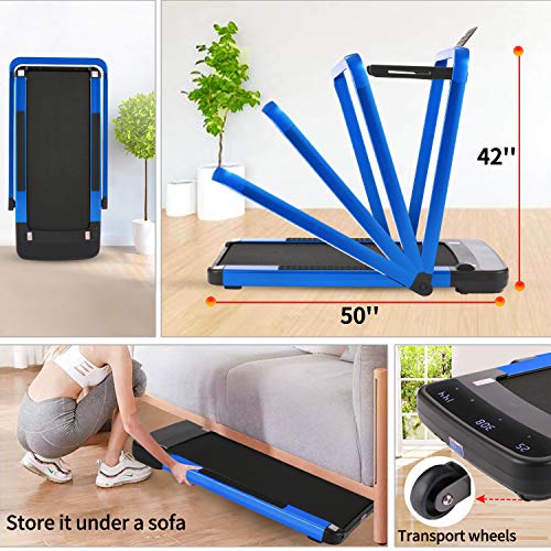 ANCHEER Under Desk Treadmill for Home, 2in1 Electric Folding