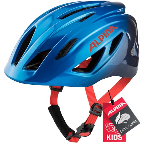 ALPINA PICO Kinderfahrradhelm, True Blue Gloss, 50-55 cm