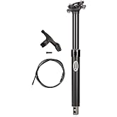 CXWXC Dropper Post 27.2/30.9/31.6mm - 125mm Travel Bike Seat Post | Dropper Seatpost Internal Cable Routing for Mountain Gravel Bikes eBike