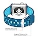 Band for Apple Watch 38mm, Alritz [Patent Pending] Breathable Silicone Sport Strap Replacement Wristband with Free Protective Cases for Apple Watch Nike+ /Series 2 /Series 1 /Sport /Edition, Blue