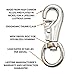LYMFHCH 2 Pack Hammock Chair Swivel Hook - 500LB Weight Capacity for Indoor and Outdoor