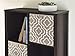 ClosetMaid 16088 Premium 2-Handle Storage Bin, Graystone Print