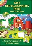Easy Old MacDonald's Farm Sticker Picture Puzzle (Dover Little Activity Books) by Robbie Stillerman (2004-11-03)