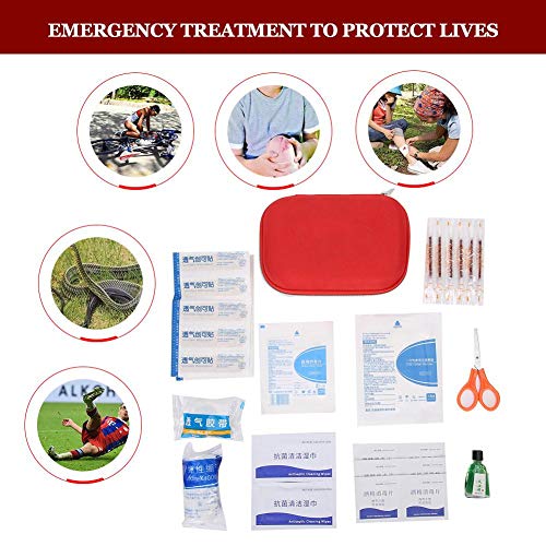 Draagbare noodhulpkit voor nood- en overlevingssituaties.Ideaal voor de auto, kamperen, wandelen - Afbeelding 6