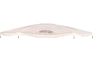 CLAM Quick-Set Anti-Rain and Insect Outdoor Gazebo Screen Tent Canopy Accessory for Pavilion and Pavilion Camper Models, Tan (Tent Not Included)