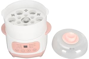 ATYHAO 1L Electric Stew Pot, Prevent Dry Burning, Time Appointment with 24H Reservation, Ceramic Soup Pot for Home Kitchen (01)