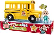 Cocomelon Official Musical Yellow School Bus, Plays ‘Wheels on The Bus,’ Featuring Removable JJ Figure – Chara