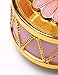 HoneyGifts Luxury Carousel Music Box, Happy Pony Design, for Kids (Pink & Gold)