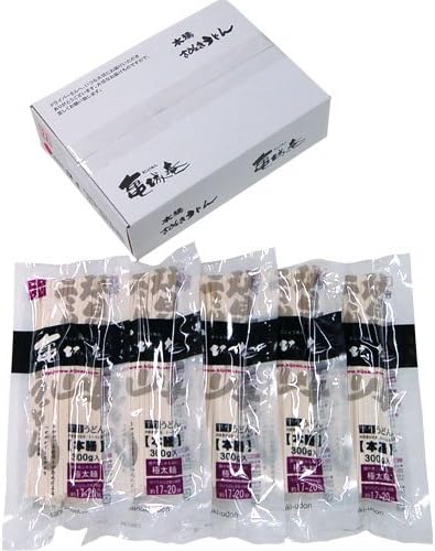 Amazon Ba 7050 半生讃岐うどん極太麺 300g 5袋 お徳用セット さぬきうどんの亀城庵 さぬきうどんの亀城庵 うどん 通販