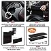 KMMOTORS Coin Box Console Organizer - Black Side Pocket Seat Gap Filler With Cupholder (Black, Driver side, with Cupholder)