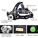 Headlamp, Zoomable 3 Modes Super Brightest 2000 Lumen LED Headlamp with 18650 Rechargeable Batteries, Car Charger, Wall Charger and USB Cable for Camping, Running, Hiking, Best Christmas Gifts (Black)