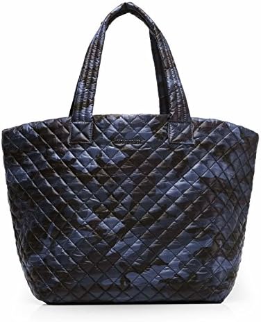 MZ Wallace Dark Blue Camo Large Metro Tote