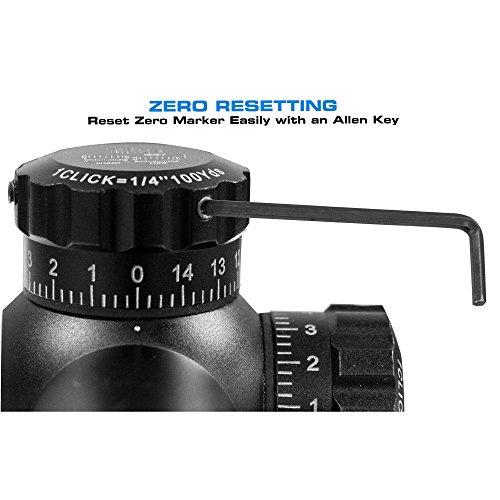 UTG 4X32 1" True Hunter Scope, AO, TF2+, Airgun Rings - Image 5
