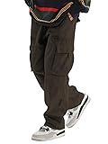ZAFUL Men's Wild Cargo Pants Loose Fit Y2K Pants