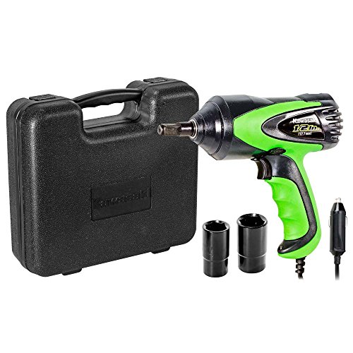 Kawasaki 1/2-Inch 12V DC Corded Impact Wrench Set Roadside Tire Changes - 841337