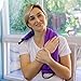 Microwavable Heating Pad for Lower Back, Neck, and Shoulder Pain Relief - Moist Microwave Heating Pad for Muscles and Joints - Microwave Hot Pack Heat Pad for Cramps -1 Heat Pack Purple-Lavender Scent