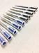MUJI Gel Ink Ball Point Pen 0.38mm Mixed 10pcs [Black 5 pcs & Blue 5 pcs]