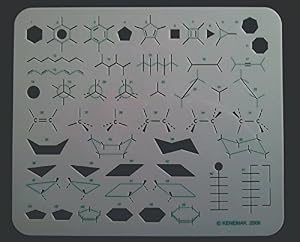 Organic Chemistry Stencil Drawing Template: Amazon.co.uk: Kitchen &amp; Home