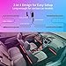 Govee Car Interior Lights with Remote and Control Box, Upgraded 2-in-1 Design Interior Car LED Lights with 32 Colors, 48 LEDs Lighting Kit Sync to Music with Super Length Wires for Various Car, DC 12Vthumb 1