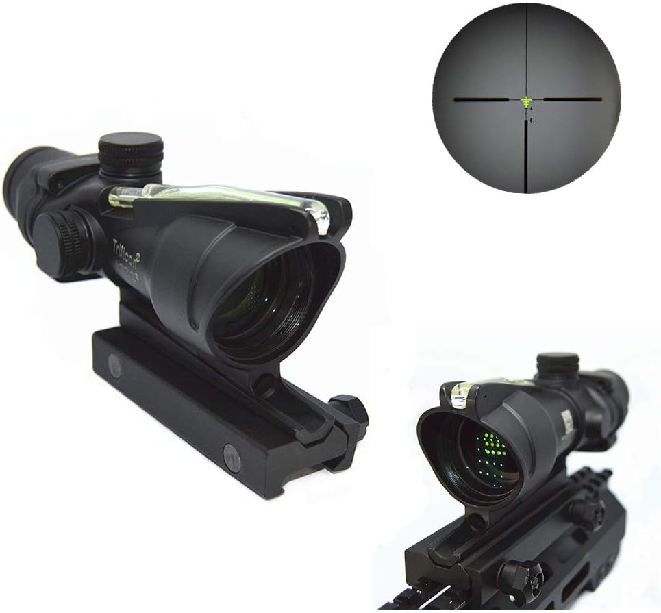 FIRECLUB ACOG Style 4X32 scope True Fiber Red/Green Illuminated Crosshair