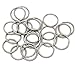 Rockin Beads 100 Nickle Plated Jump Rings 16mm Round 1.5mm Thick Jewelry Connectors Chain Links
