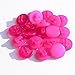 DGOL 160pcs Shinning Colorful Mushroon Shape Sewing Craft Buttons Kids Clothes Coat Button Mixed 8 Color